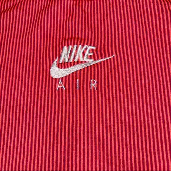 Women’s Nike Air Fireberry Mock Neck Long Sleeve Striped Top Size XL - Picture 4 of 5